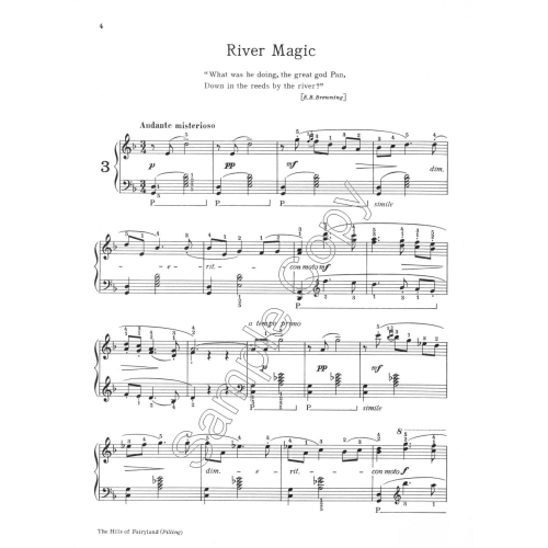 Hills of Fairyland - Pilling, Dorothy - Short Pieces for Solo Piano