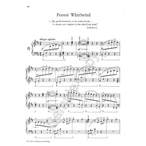 Hills of Fairyland - Pilling, Dorothy - Short Pieces for Solo Piano