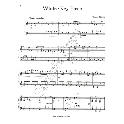 Bits and Pieces - Pitfield, Thomas - Pieces for Easy Piano Solo