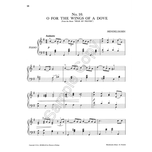Mendelssohn - Silhouette Series - Nicholls, Heller