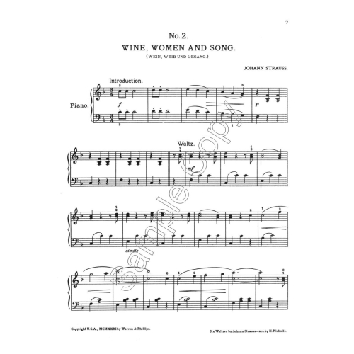 Strauss - Silhouette Series - Nicholls, Heller