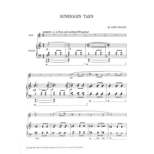 Three Westmoreland Sketches - John Wilson