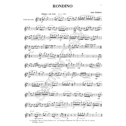 Recital Pieces Vol.2 for Recorder and Piano