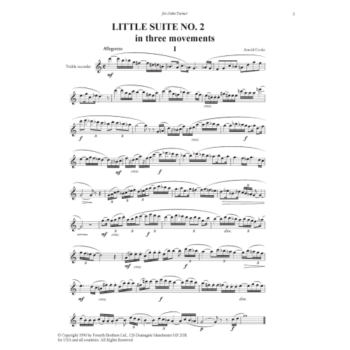 Vol.3 Pieces for Solo Recorder - Various