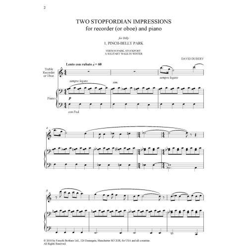 Two Stopfordian Impressions - David Dubery