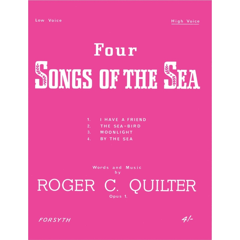 Four Songs of the Sea - Roger Quilter - High Voice