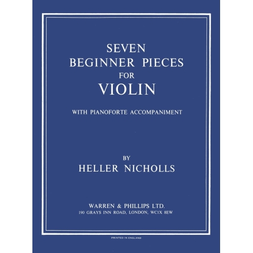 Seven Beginner Pieces for Violin - Heller Nicholls