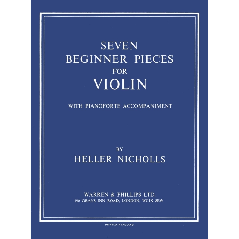 Seven Beginner Pieces for Violin - Heller Nicholls