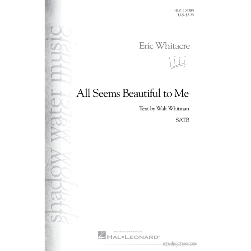 Whitacre, Eric - All Seems...