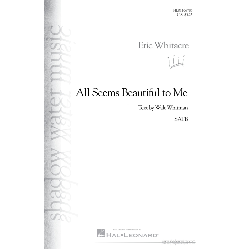 Whitacre, Eric - All Seems Beautiful to Me