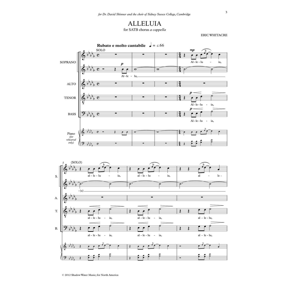 Whitacre, Eric - Alleluia