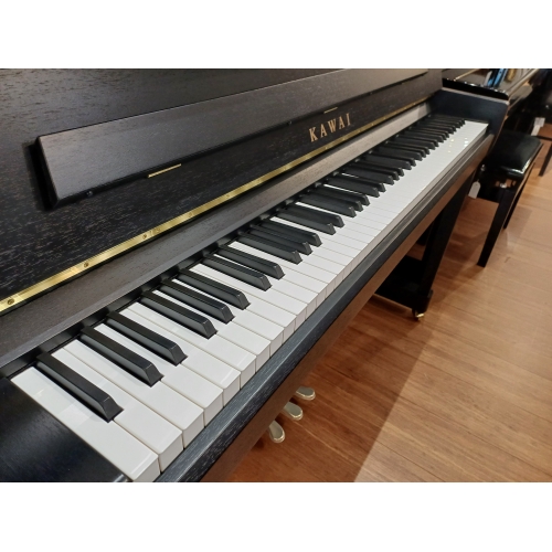 Kawai E200 Studio Upright Piano in Black Satin