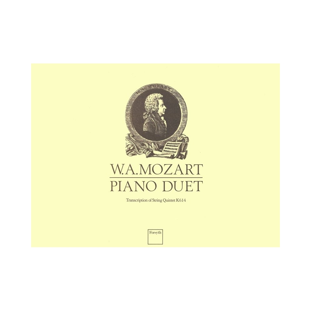 Sonata in E flat - Mozart, Wolfgang Amadeus - Piano Duet - Reduction of String Quartet K614