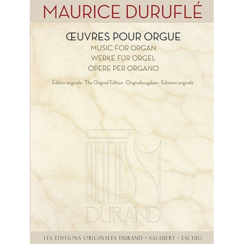 Durufle, Maurice - Music for Organ (Oeuvres pour Orgue)