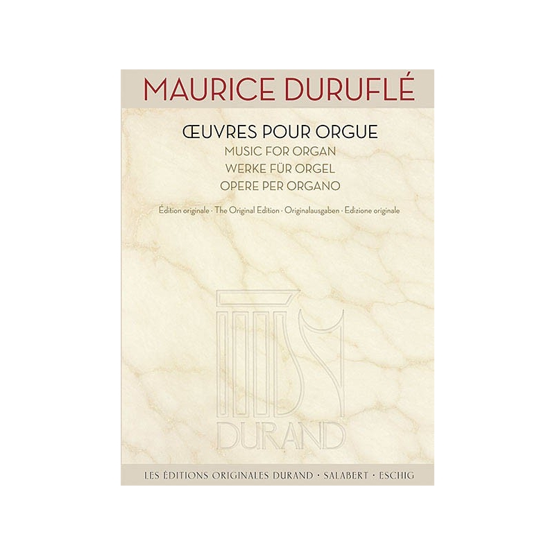 Durufle, Maurice - Music for Organ (Oeuvres pour Orgue)