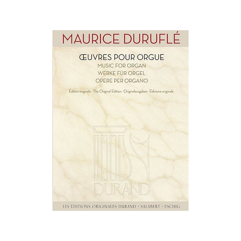 Duruflé, Maurice - Œuvres pour orgue