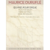 Durufle, Maurice - Music for Organ (Oeuvres pour Orgue)