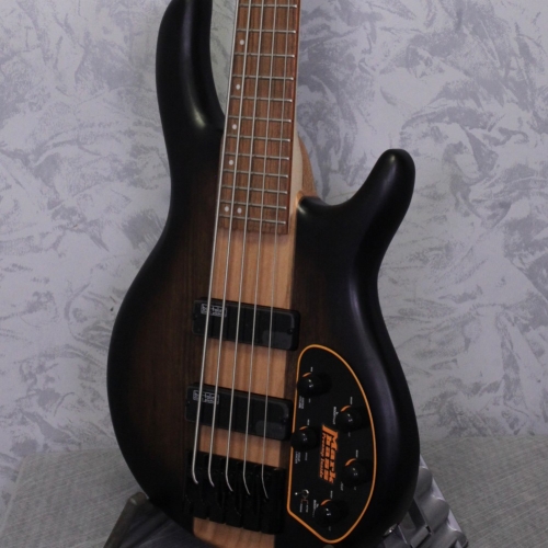 Cort C5 Plus 5 String Open Pore Tobacco Burst Bass Guitar