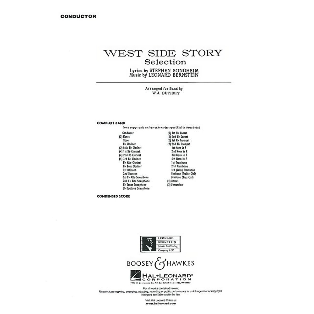 Bernstein, Leonard - West Side Story 