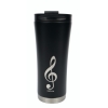 Coffee-to-go thermo mug: g-clef