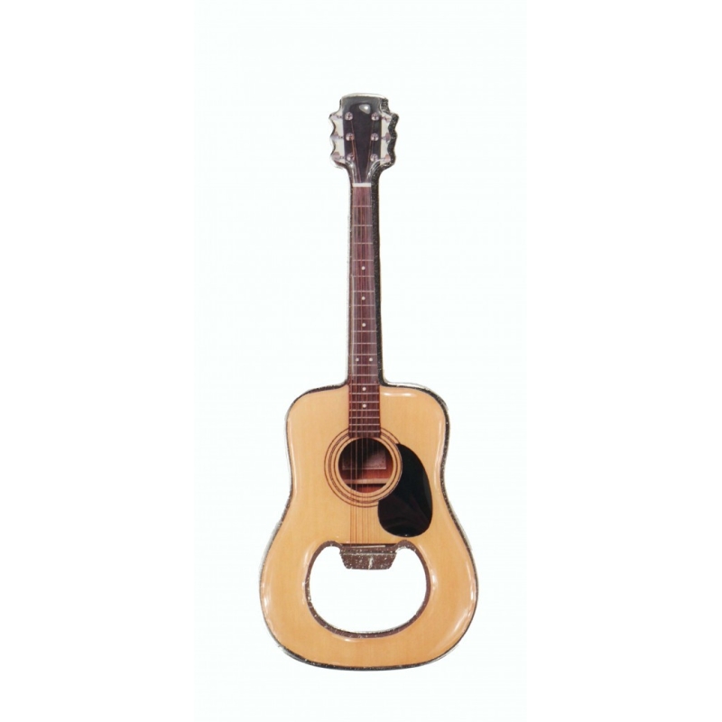 Bottle opener with magnet guitar