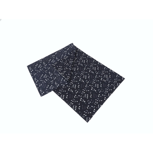 Loop Scarf Notes White/Black