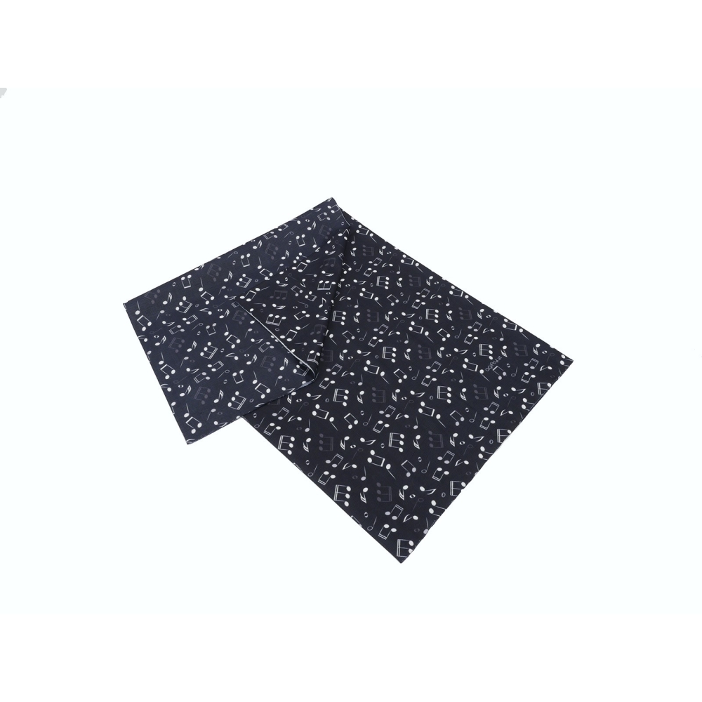 Loop Scarf Notes White/Black