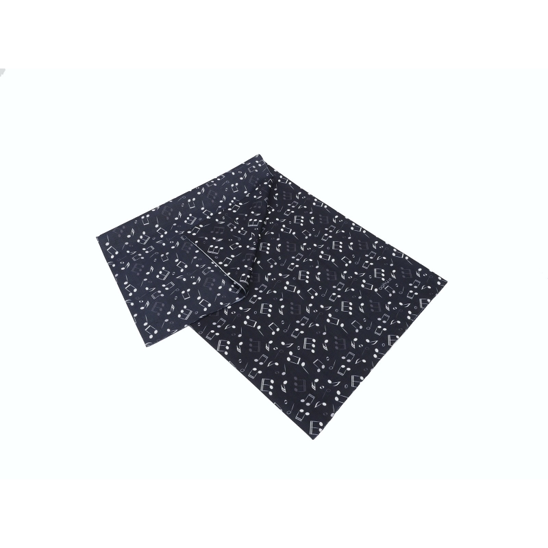 Loop Scarf Notes White/Black