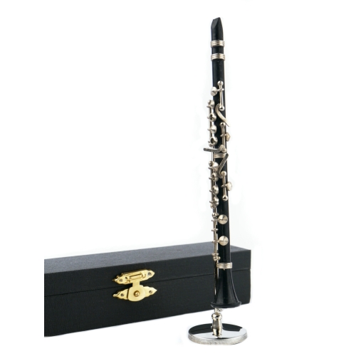 Clarinet wooden with stand...
