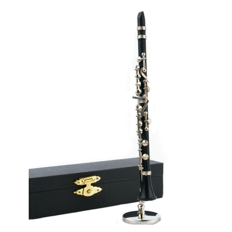 Clarinet wooden with stand & gift case
