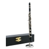 Clarinet wooden with stand & gift case
