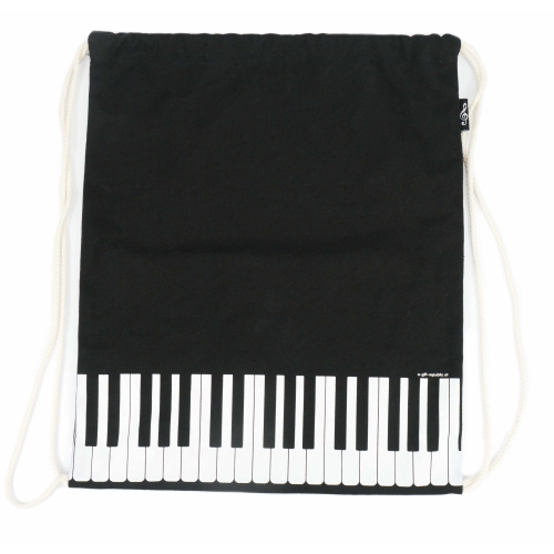 Drawstring bag keys black