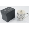 Mug Notelines White 300 ML