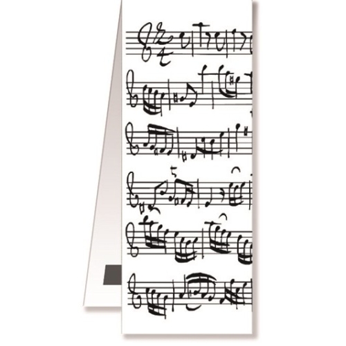 Bookmark Sheet music white...
