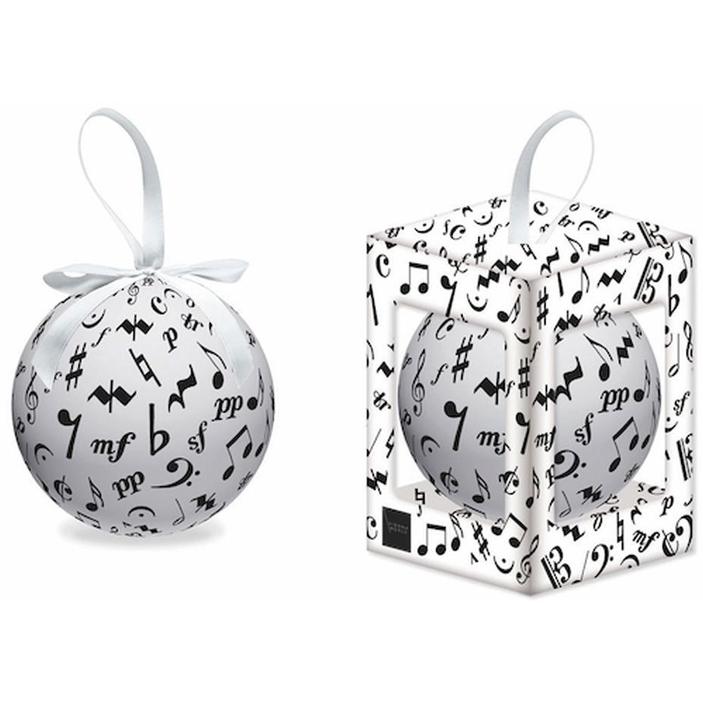 Christmas tree ball Music symbols