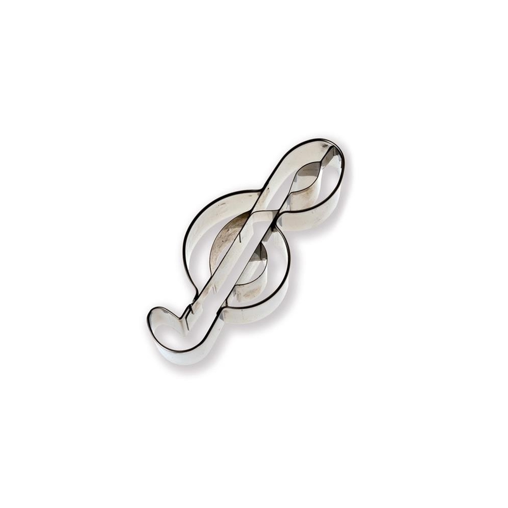 Cookie cutter G-clef