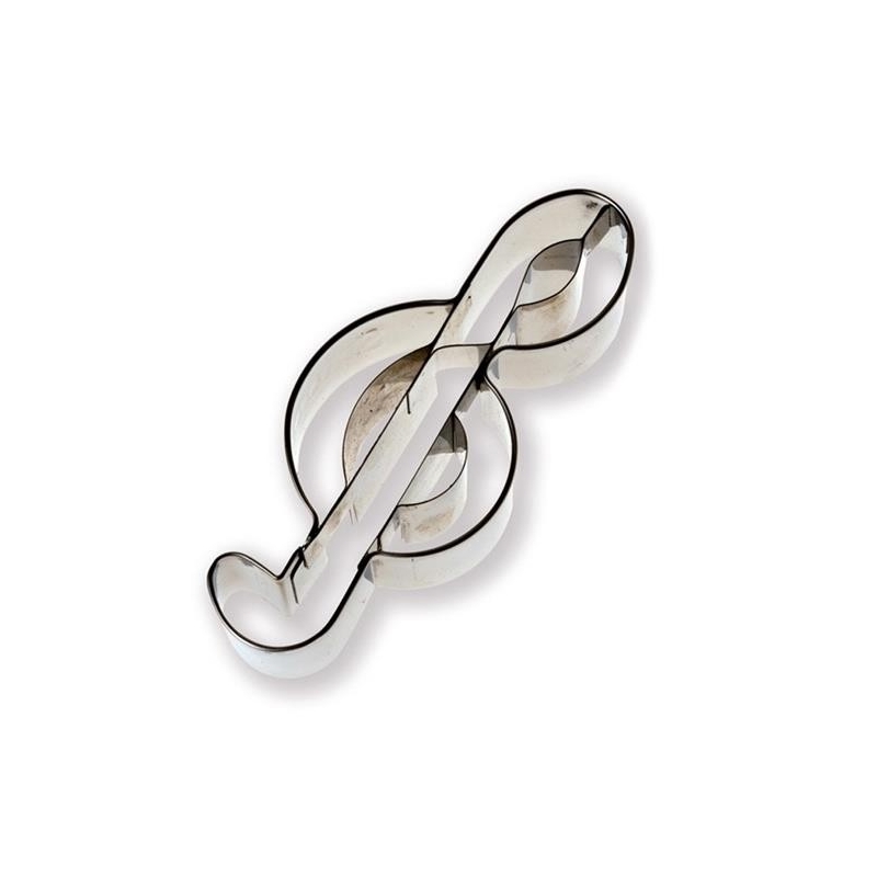 Cookie cutter G-clef