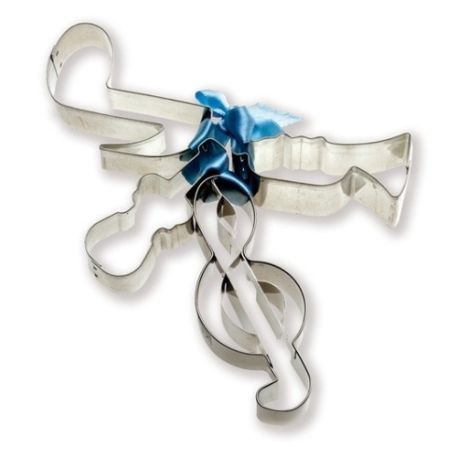 Cookie cutter set 4-pcs blue