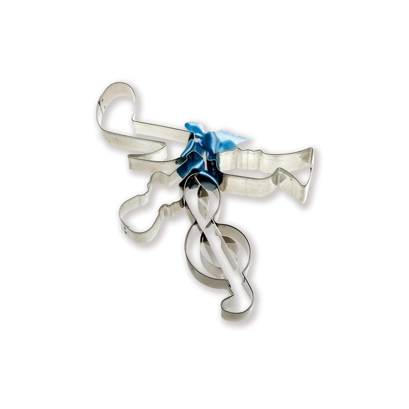 Cookie cutter set 4-pcs blue