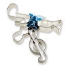 Cookie cutter set 4-pcs blue
