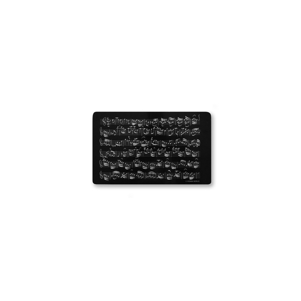 Cutting board Sheet music black
