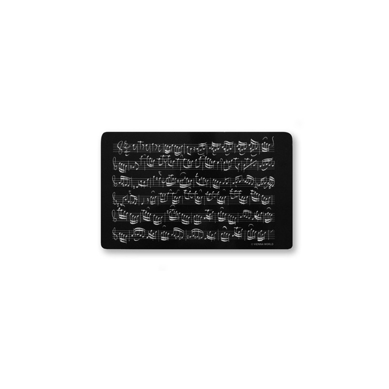 Cutting board Sheet music black