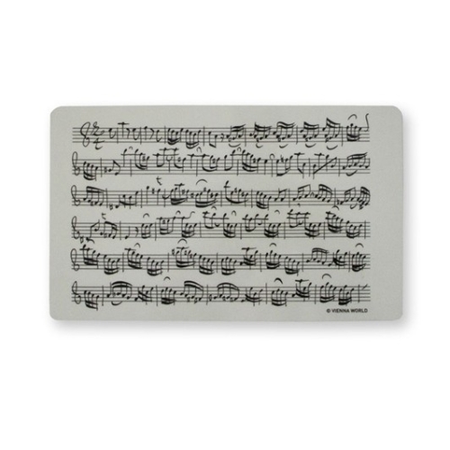 Cutting board Sheet music white