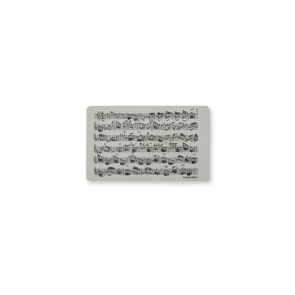 Cutting board Sheet music white