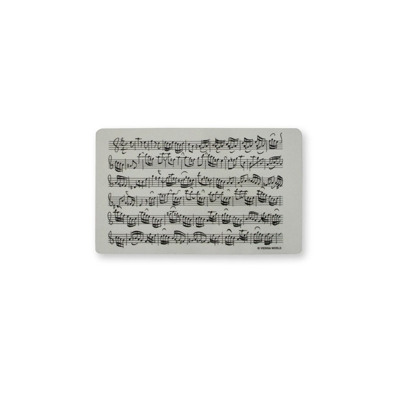 Cutting board Sheet music white