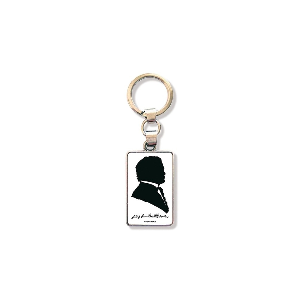 Keyring Beethoven Silhouette