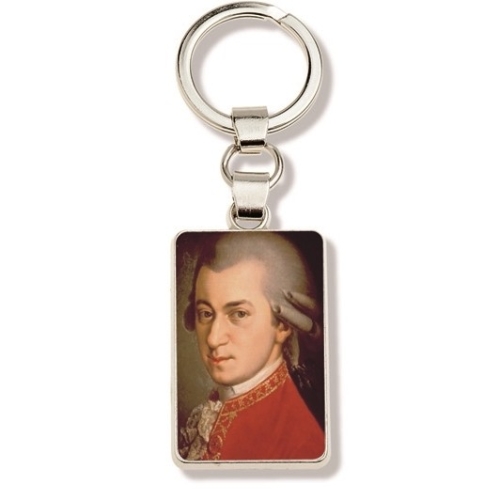 Keyring Mozart Portrait