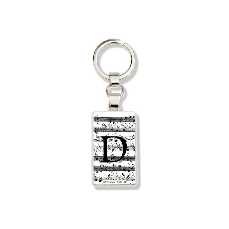 Letter Keyring - D