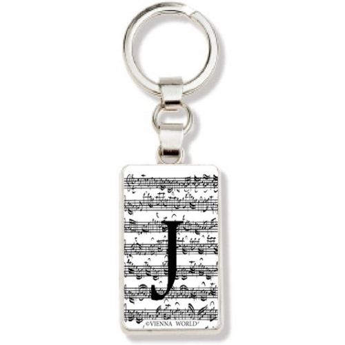 Letter Keyring - J