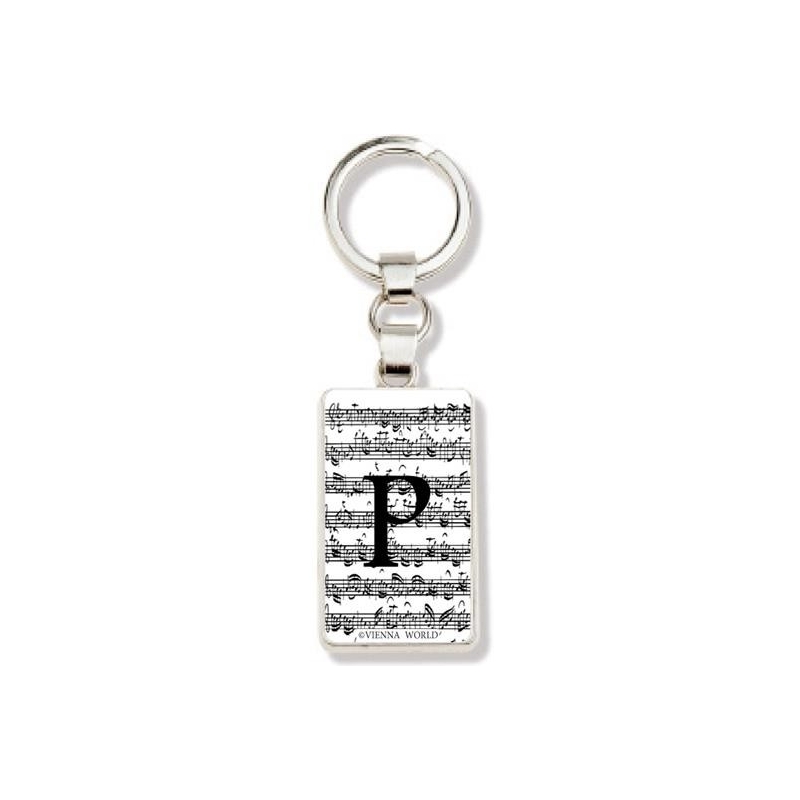 Letter Keyring - P